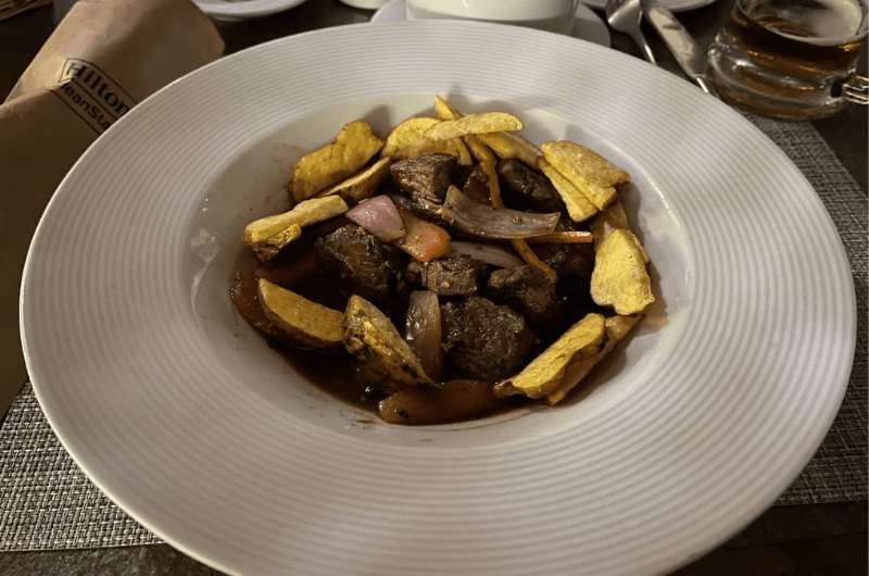 meat and potatoes, peruvian cuisine, photo by Next Level of Travel