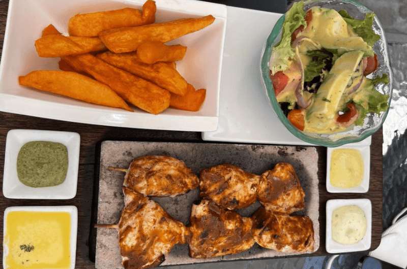 Peruvian kebab, traditional peruvian cuisine, photo by Next Level of Travel