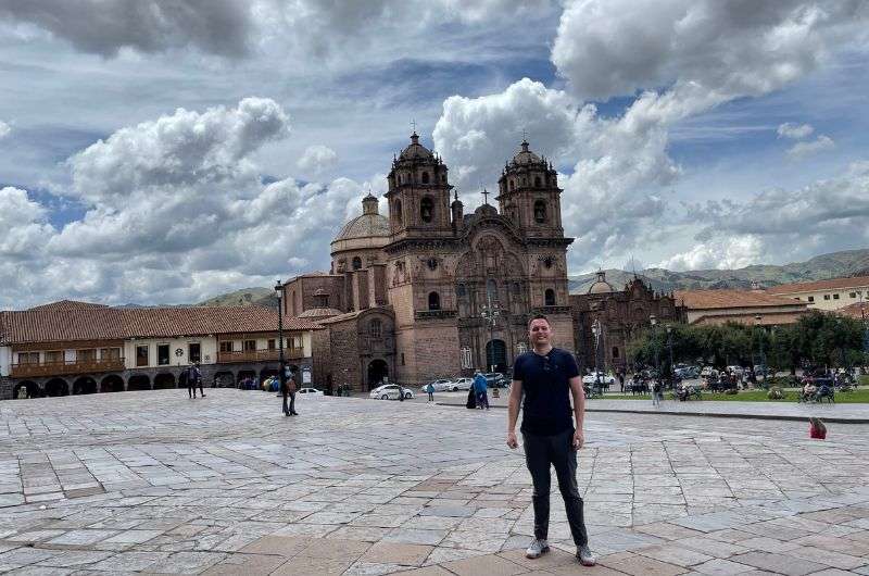 Peruvian church in Cusco, Christian religion 