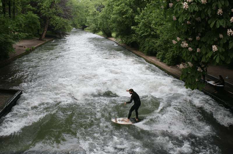 Surfing in Munich