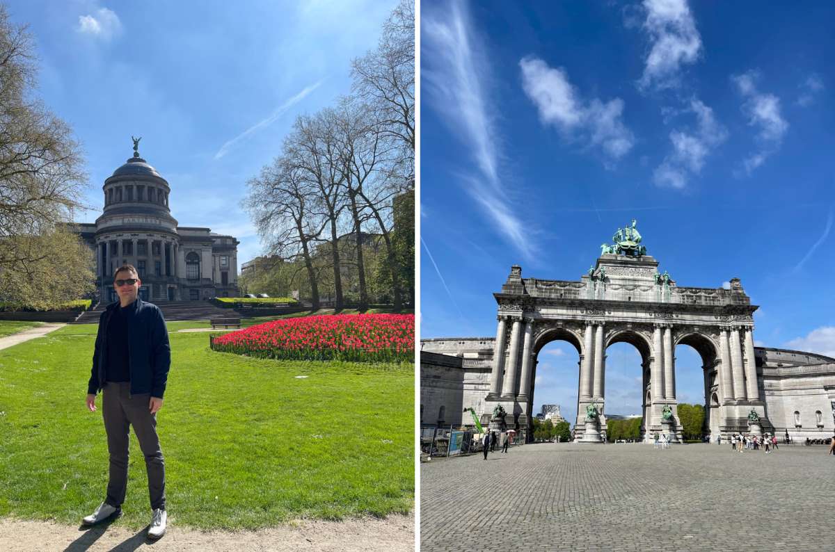 Cinquantenaire Park in Brussels with the Royal Museum of Art and History and the Triumphal Arch, photo by Next Level of Travel