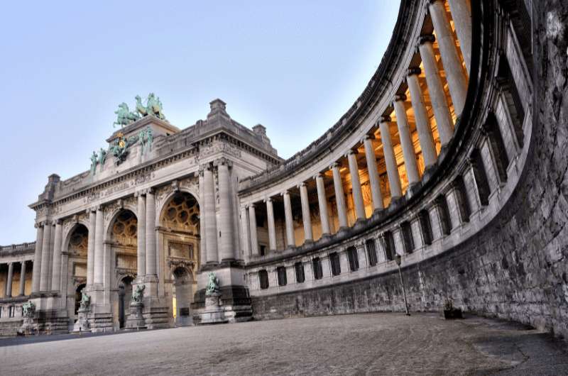 The Triumphal Arch in Brussels, Belgium