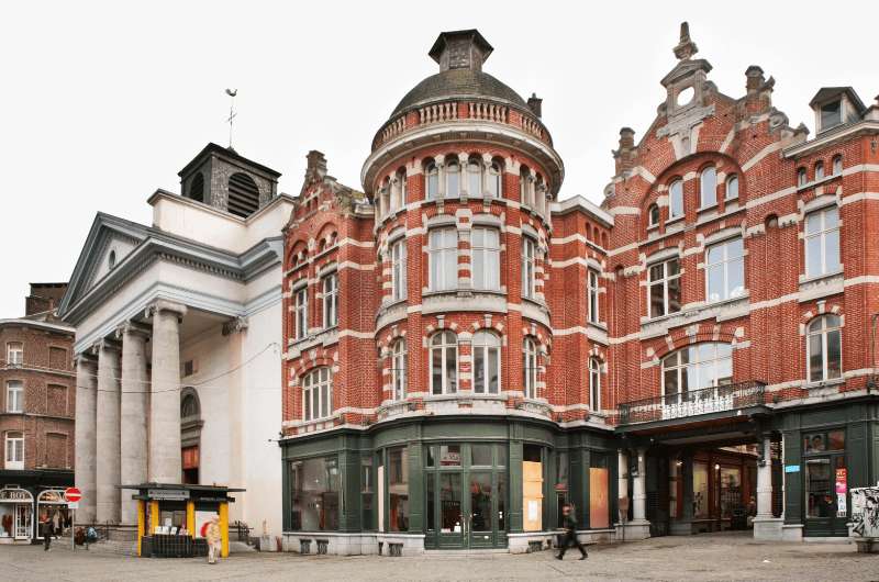 A historical building in central Charleroi, things to see on a day trip from Brussels