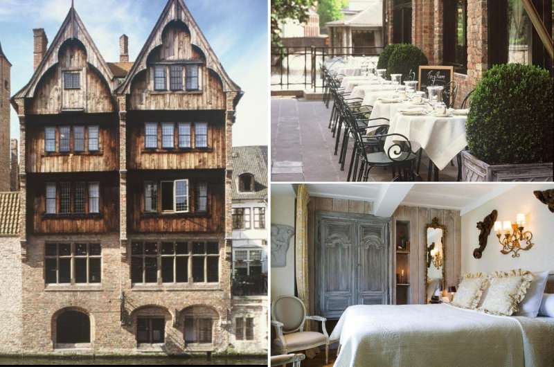 The Relais Bourgondisch Cruyce boutique hotel in Bruges, Belgium 