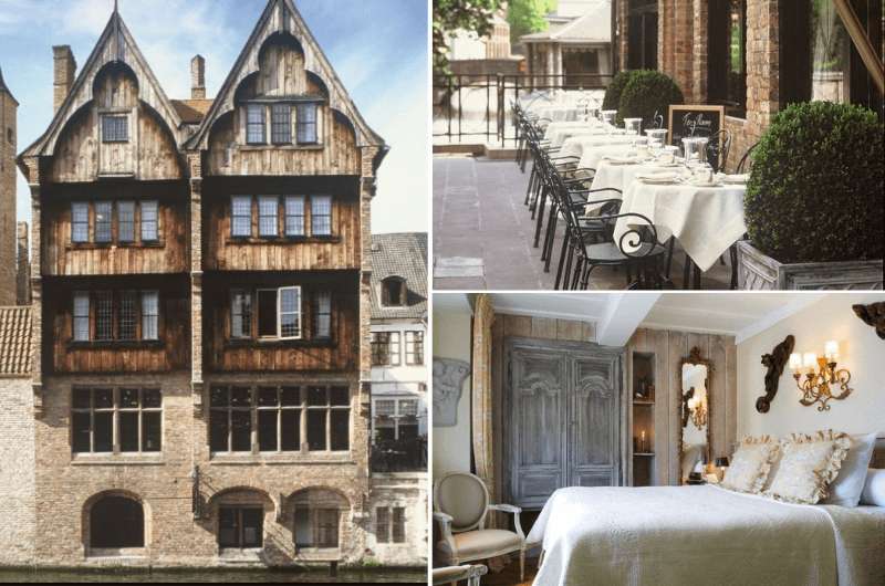 Top hotel in Bruges, the Relais Bourgondisch Cruyce