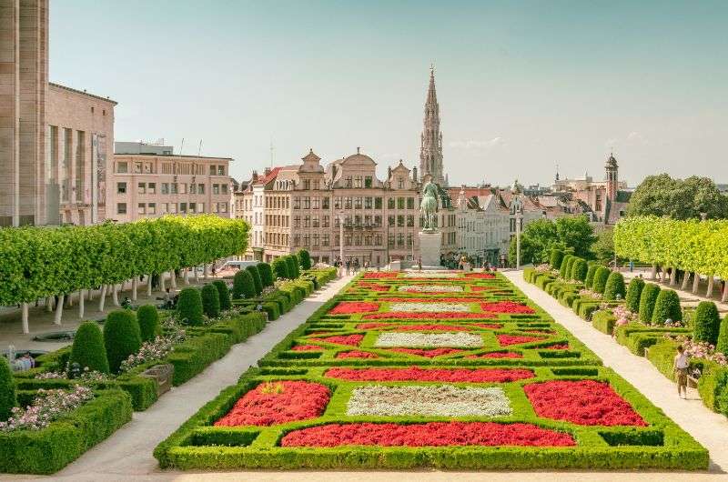 Mont des Arts in Brussels, Belgium