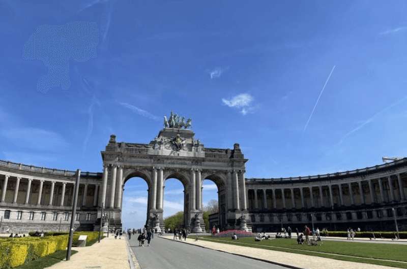 The Triumphal Arch in Park Cinquantenaire in Brussels