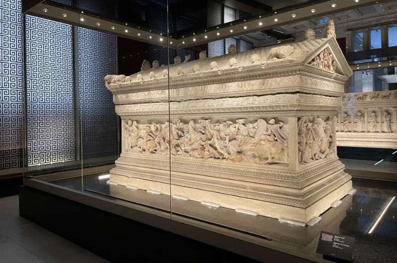 Alexander the Great Sarcophagus at the Archeology Museum in Istanbul, top place to visit