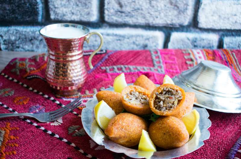 Içli köfte meatballs in Istanbul, what to eat in Istanbul