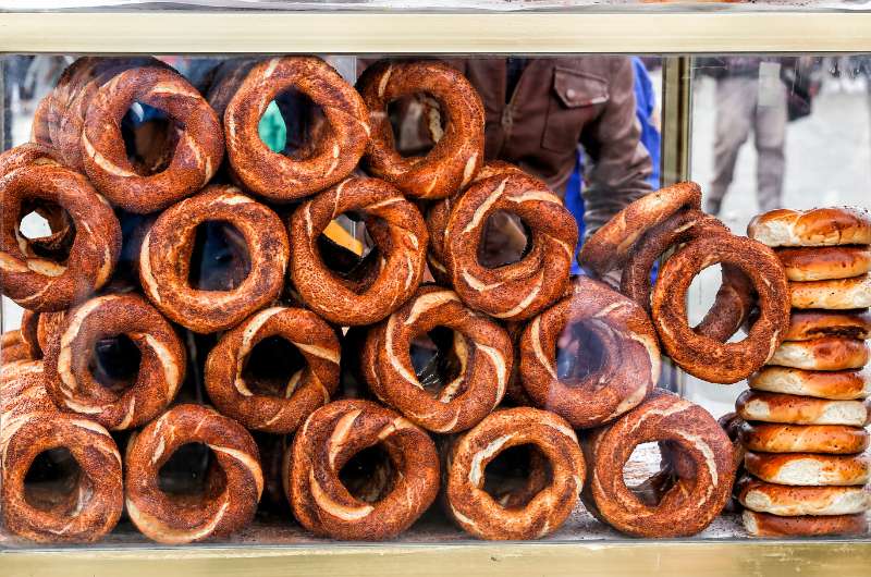 Turkish pastries in Istanbul