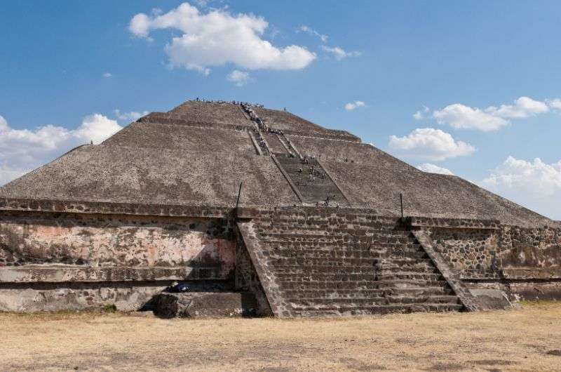 The Pyramid of the Sun in Teotihuacan, Mexico