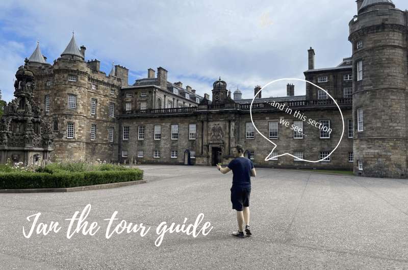 Holyrood Palace exterior, one of the best things to see in Edinburgh