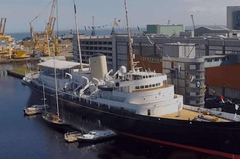 The Royal Yacht Britannia Edinburgh Scotland