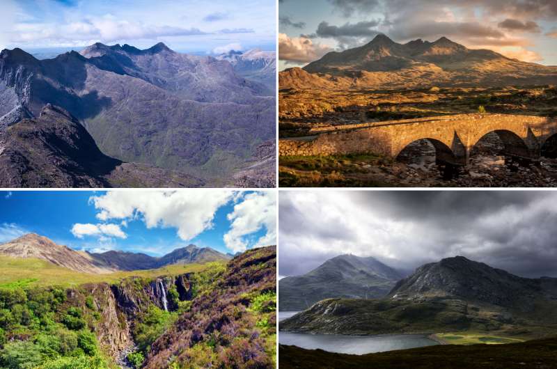 Cuillin Mountains on Isle of Skye