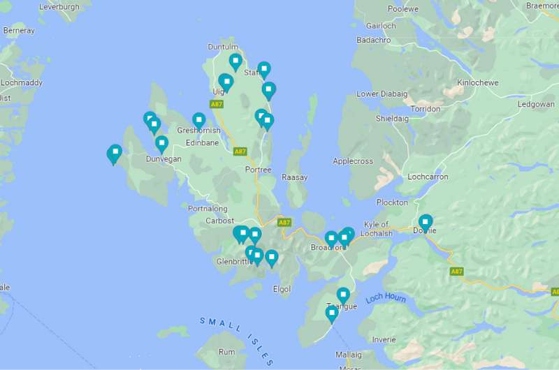 Isle of Skye map