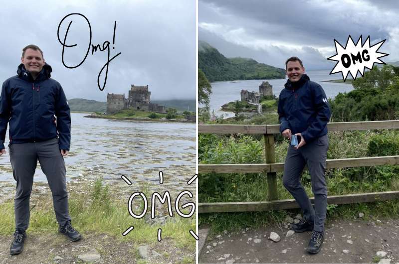 Visitng Eilean Donan Castle in Scotland