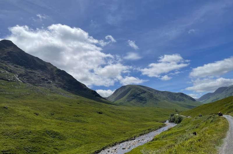 James Bond Road near Glencoe scenery