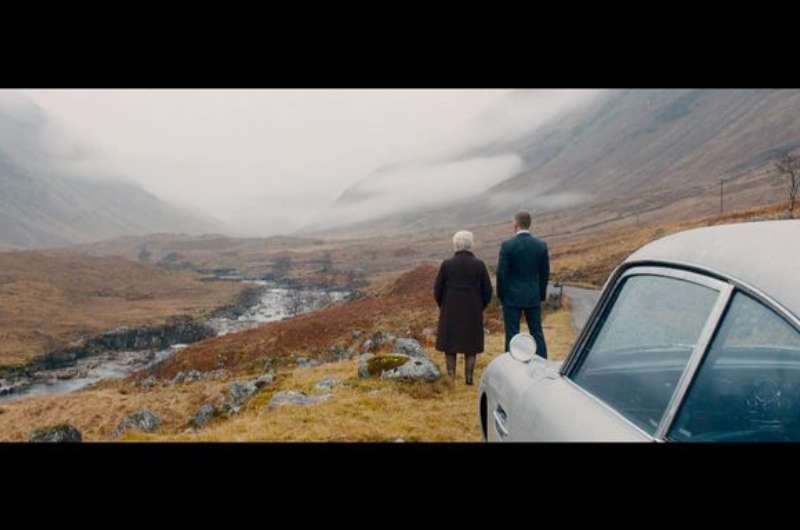 James Bond Skyfall movie shot in Scotland