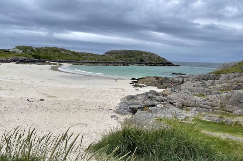 Achmelvich Beach in the Highlands of Scotland