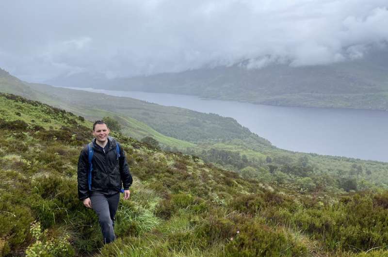 Hiking at Beinn Eighe in Scotland