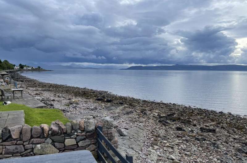 On the shore at Applecross in Scotland