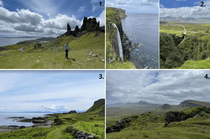 Drive through Isle of Skye, Scotland