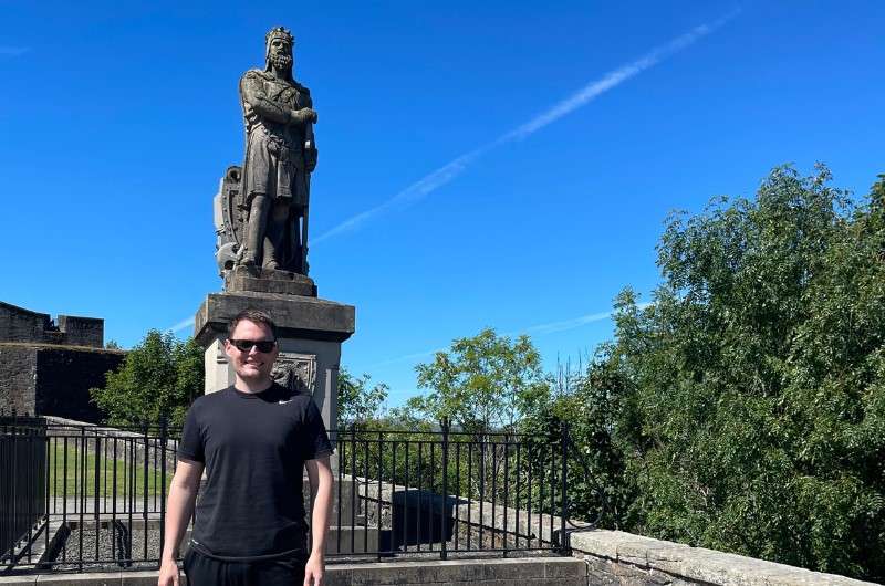  Photos taken on the tour of Stirling Castle exteriors