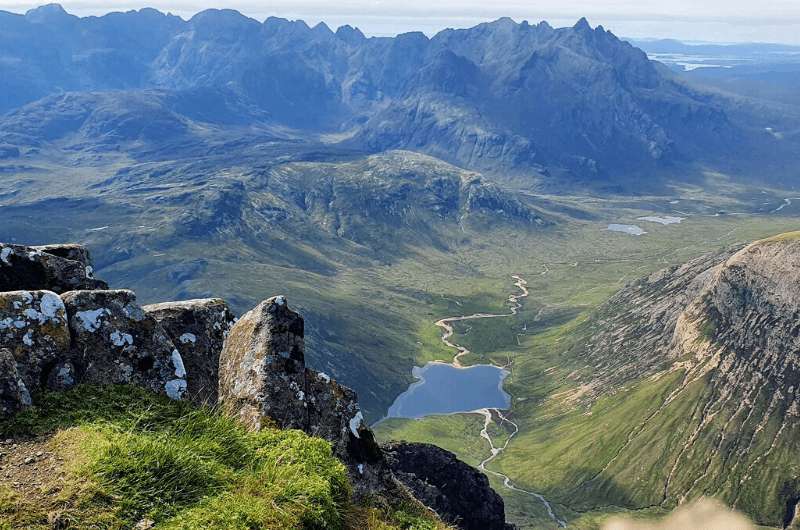 Bla Bheinn, view from the hike, Cuillin Hills, Isle of Skye