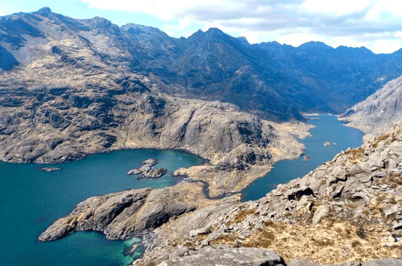 View from Sgurr na Stri on Isle of Skye, Cuillin Hills
