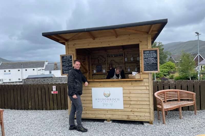 Seafood shackle in Northern Highlands, Scotland