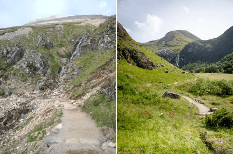 Ben Nevis hiking trail details, Scotland hikes