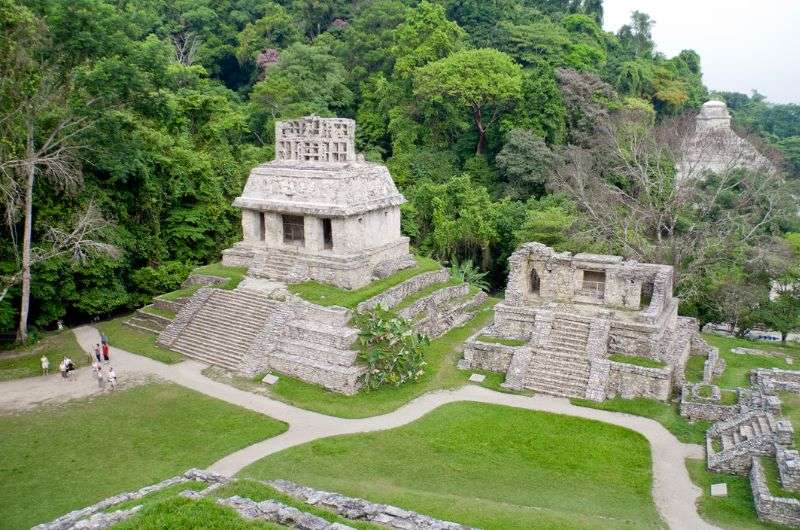 Palenque, Mayan ruins in Mexico 