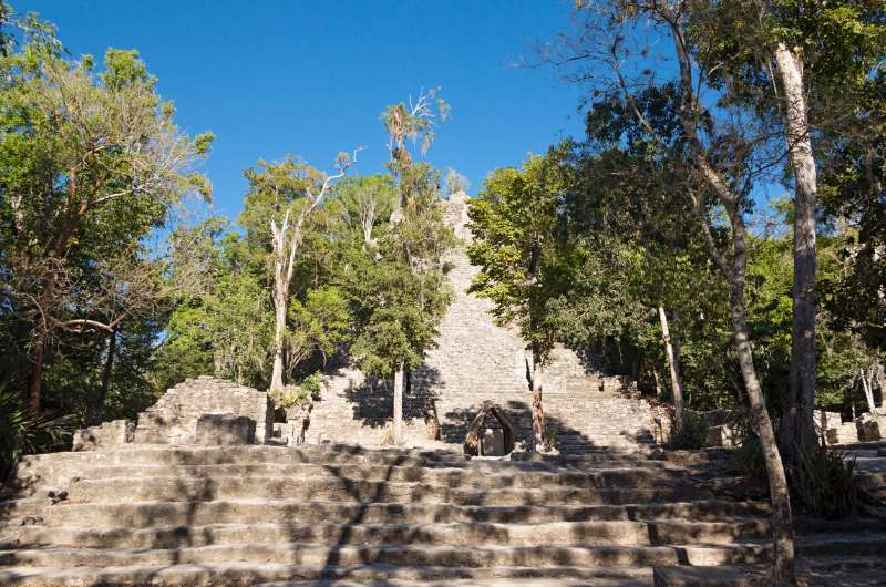 Ruins in Coba, Mexico
