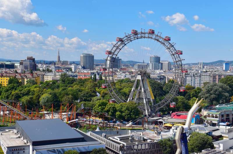 Prater in Vienna, Austria, Ferris Wheel