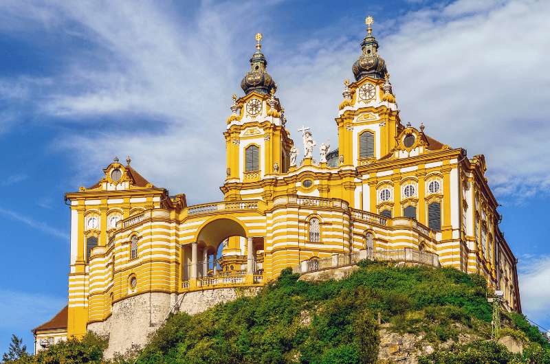 Melk Abbey in Wachau Valley, day trip to Wachau from Vienna