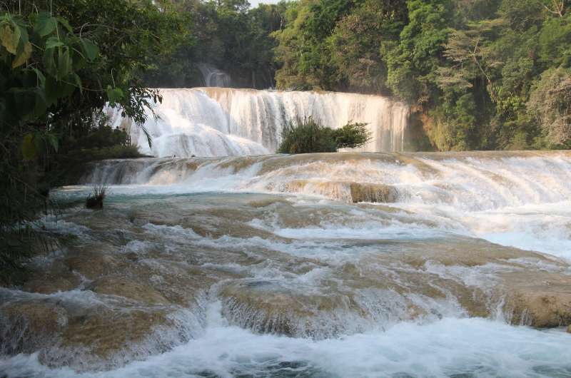 Agua Azul Waterfalls in Chiapas, Mexico