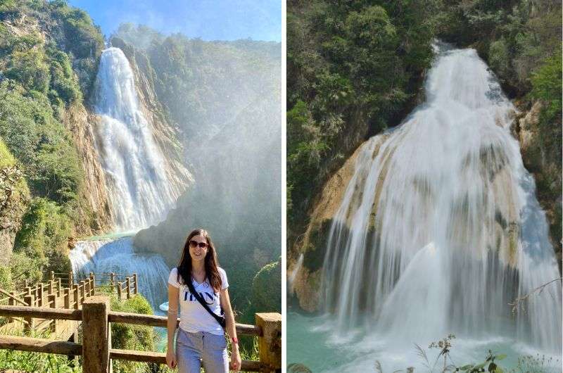 Chiflón Waterfall in Chiapas, Mexico