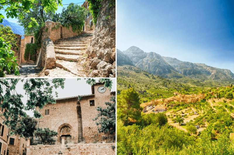 Views of Fornalutx in Mallorca