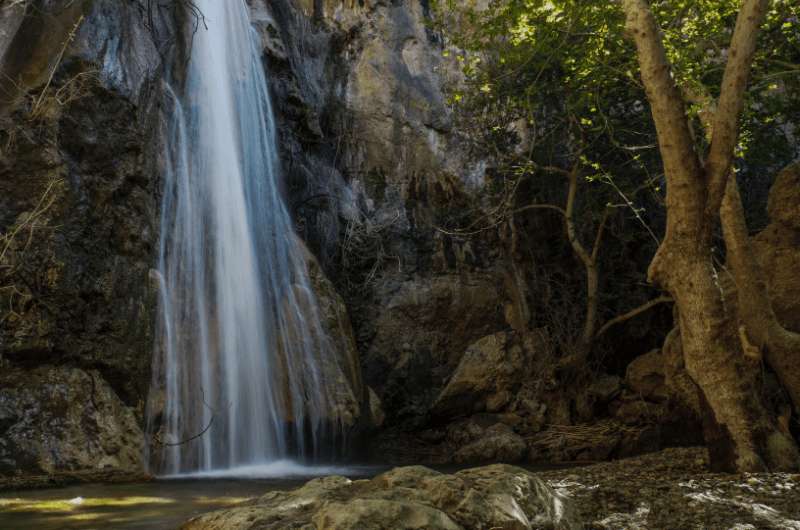 The Mylonas Waterfall, Crete