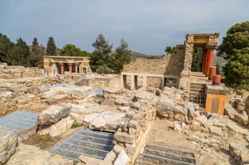 The Knossos palace, Greece