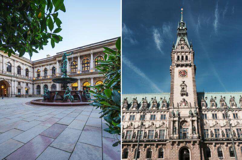 Rathaus of Hamburg 