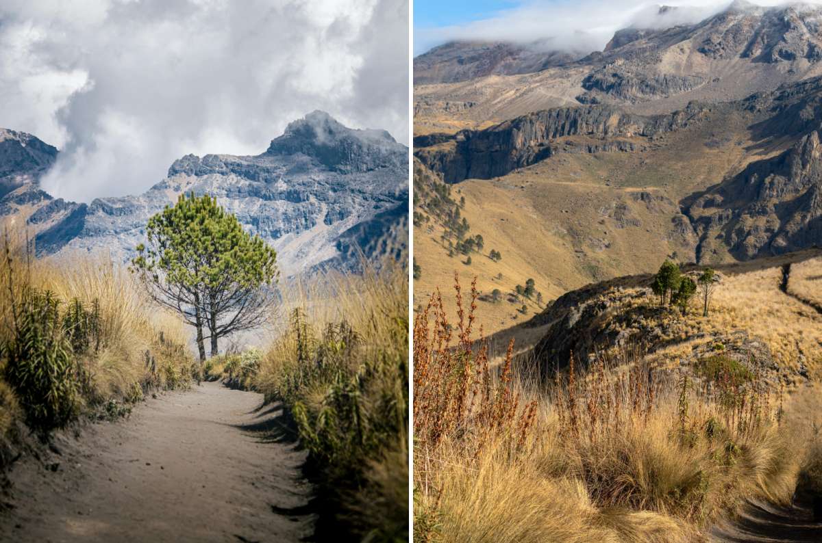 Rocky hiking trail on Iztaccíhuatl volcano in Iztaccíhuatl–Popocatépetl National Park, Mexico, photo by Next Level of Travel