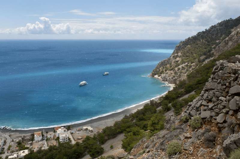 Agia Roumeli beach, Crete