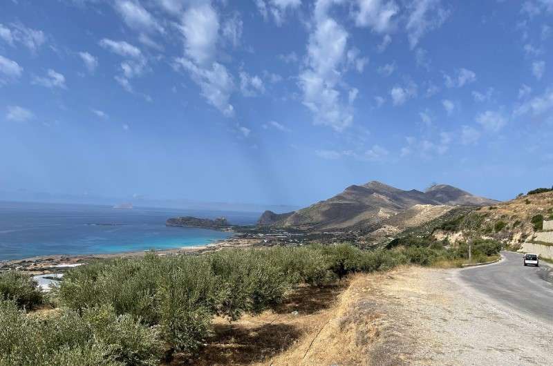 Falasarna Beach in Crete, Greece