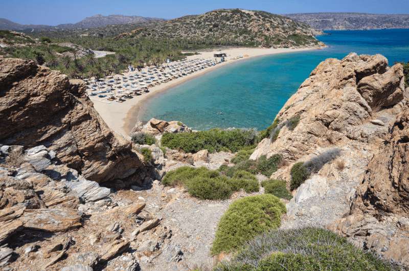 Vai Beach in Crete