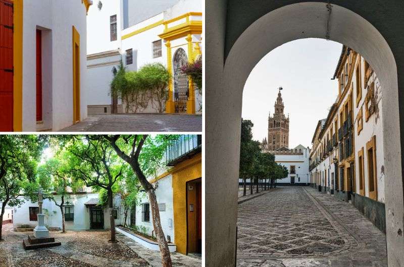 Barrio Santa Cruz in Sevilla, Spain