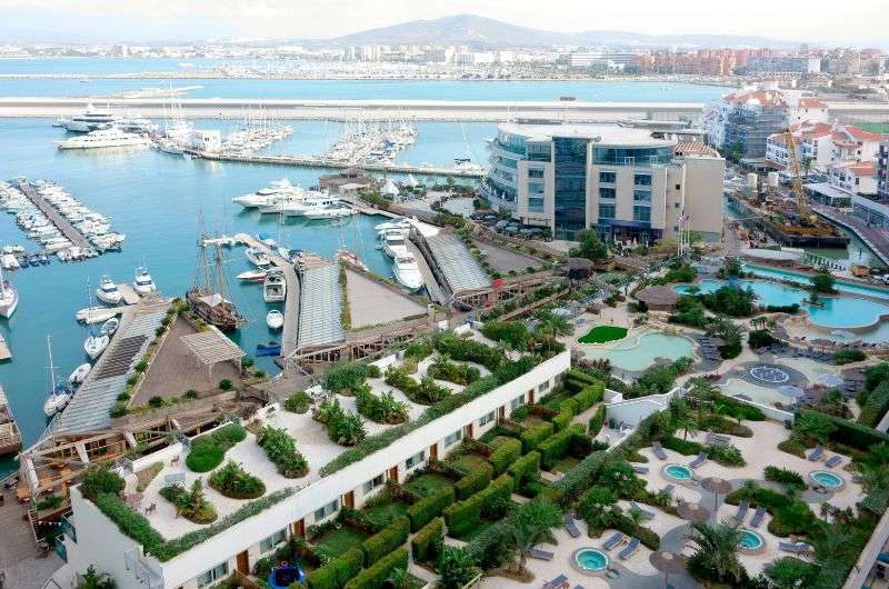 The marina in Gibraltar