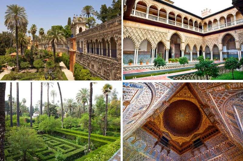 The Royal Alcazar of Sevilla and gardens, Andalusia