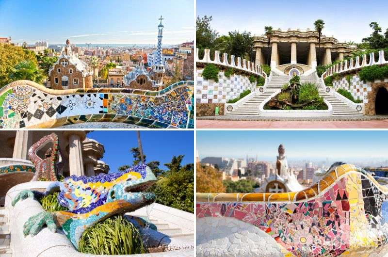 Park Güell in Barcelona—2-weeks Spain itinerary