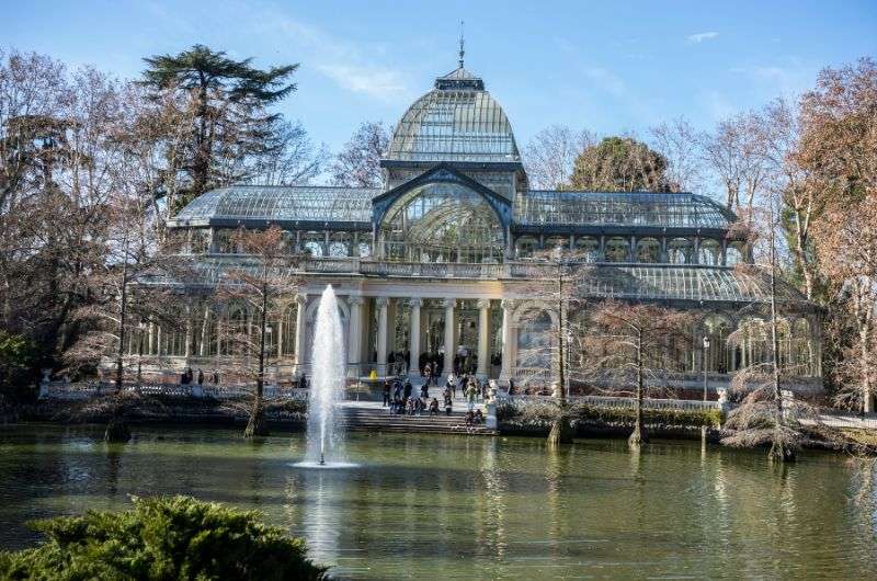 Retiro Park in Madrid itinerary